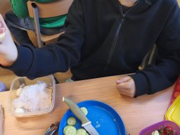 Zdrowe kanapki w klasie 3b