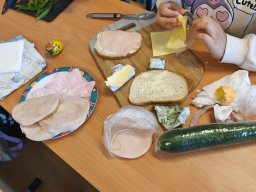 Zdrowe kanapki w klasie 3b